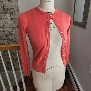 ANN TAYLOR Ribtrim Waist Cardigan Size XS